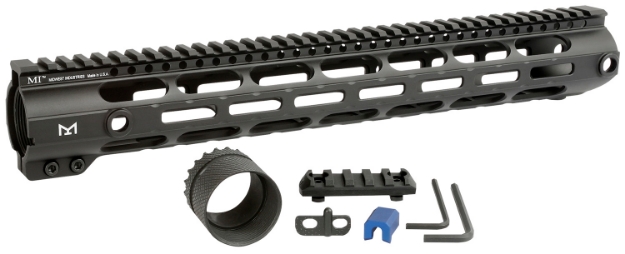 Picture of Midwest Industries Combat Handguard Ar-308/Lr-308 Black Hardcoat Anodized 15" 6061-T6 Aluminum 