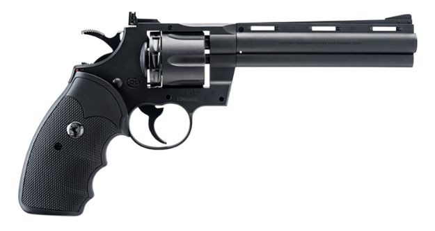 Picture of Umarex Colt Air Guns Colt Python Bb Gun Revolver Co2 177 Bb 10Rd Black Frame Black Polymer Grip 