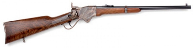 Picture of Chiappa Firearms 1860 Spencer Carbine 45 Colt (Lc) 7+1 20" Blued Color Case Hardened Steel Oiled Walnut Right Hand 