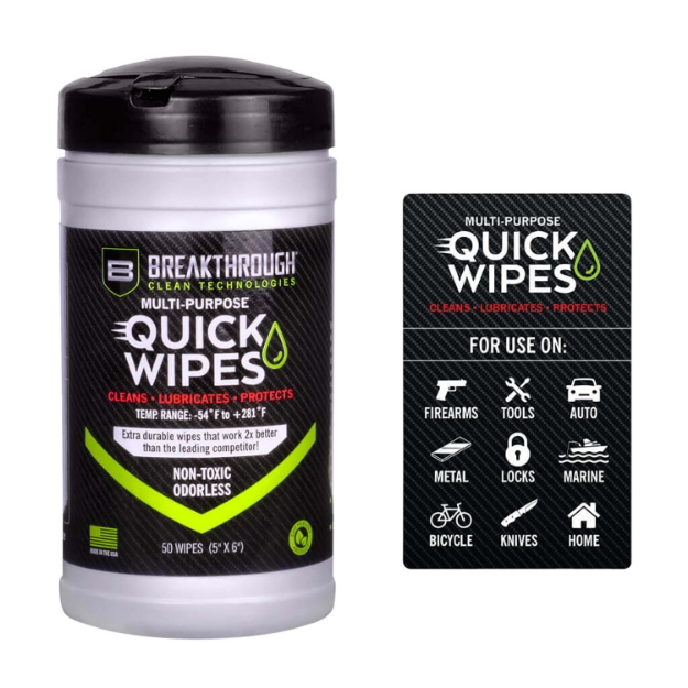 Picture of Breakthrough Clean Quick Wipes 5" X 6" 50 Count 