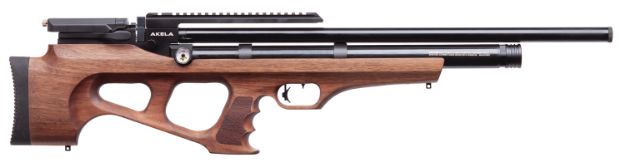 Picture of Benjamin Akela Lever Action Pcp 177 Pellet 12Rd Black Hardwood Fixed Adjustable Comb Stock 