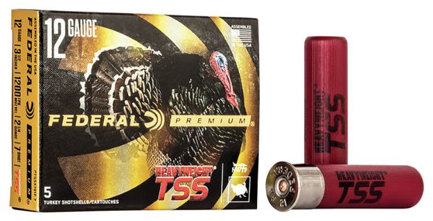 Picture of Federal Premium Turkey Heavyweight Tss 12 Gauge 3.50" 2 1/4 Oz 1200 Fps Tungsten 7 Shot 5 Bx/50 Cs 