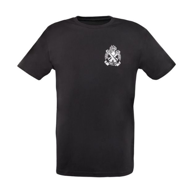 Picture of Springfield Armory Logo Crest Men's Black Cotton Short Sleeve Small 