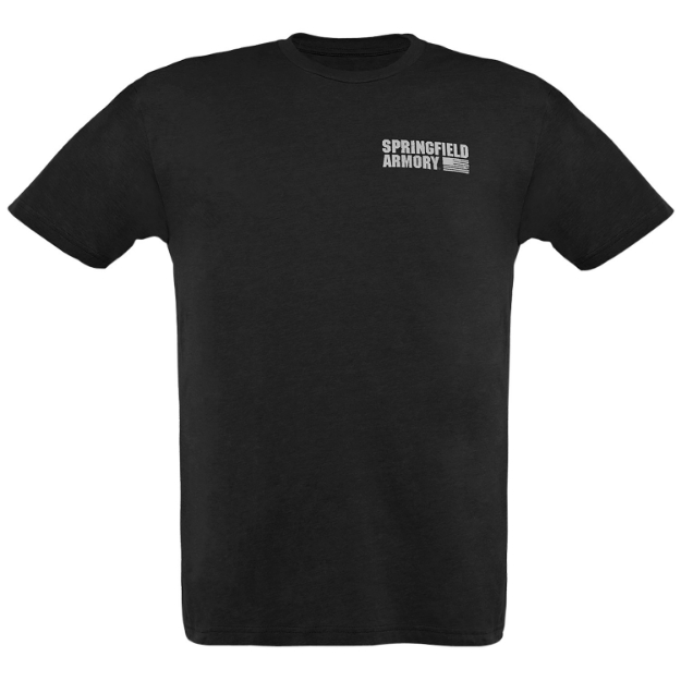 Picture of Springfield Armory Defend Your Legacy Men's Black Cotton/Polyester Short Sleeve Small 