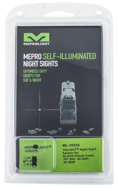 Picture of Meprolight Usa Tru-Dot Black | Green Tritium With Black Outline Front Sight 