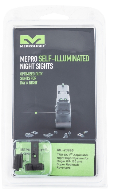 Picture of Meprolight Usa Tru-Dot Black | Green Tritium Front Sight Green Tritium Adjustable Rear Sight 