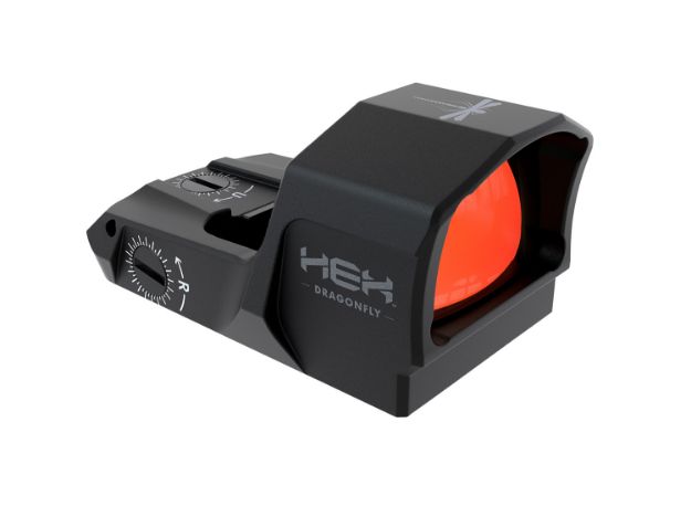 Picture of Hex Optics Hex Dragonfly Black Anodized 3.5 Moa Illuminated Red Dot Reticle 