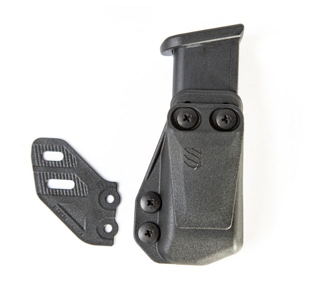 Picture of Blackhawk Stache Mag Carrier Iwb Black Single Stack Polymer Belt Clip Belts 1.50" Wide Ambidextrous Hand 