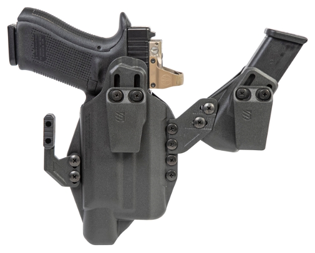 Picture of Blackhawk Stache Iwb Size 76 Black Polymer Belt Clip Fits Glock 43X/48 W/Surefire Xsc Ambidextrous 