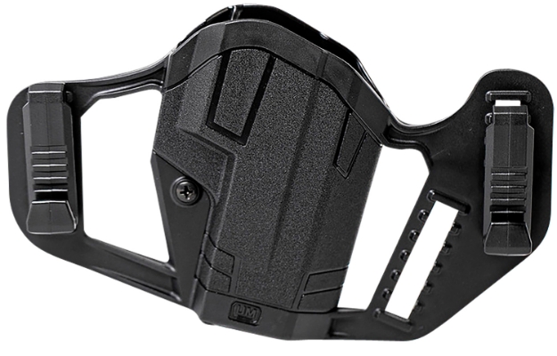 Picture of Uncle Mike's Apparition Iwb/Owb Black Polymer Belt Clip Fits Glock 43/43X Ambidextrous 