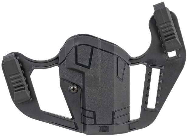 Picture of Uncle Mike's Apparition Iwb/Owb Black Polymer Belt Clip Fits Glock 48/S&W M&P Shield Ez Ambidextrous 