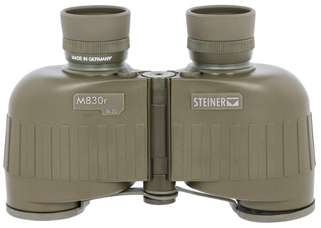 Picture of Steiner M830r 8X30mm Mil Radian Ranging Reticle Floating Prism Green Rubber Armor 