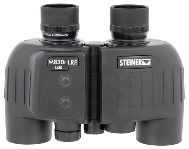 Picture of Steiner M830r Laser Rangefinder 8X30mm Mil Radian Ranging Reticle Floating Prism Black Rubber Armor 