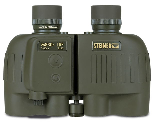 Picture of Steiner M830r Lrf 1535Nm 8X30mm Floating Prism Green Rubber Armor Makrolon Features Tripod Mount 