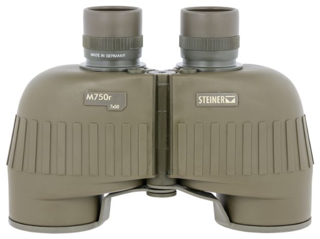 Picture of Steiner M750r Tactical 7X50mm Range Finding Reticle Floating Prism Green Rubber Armor Makrolon 