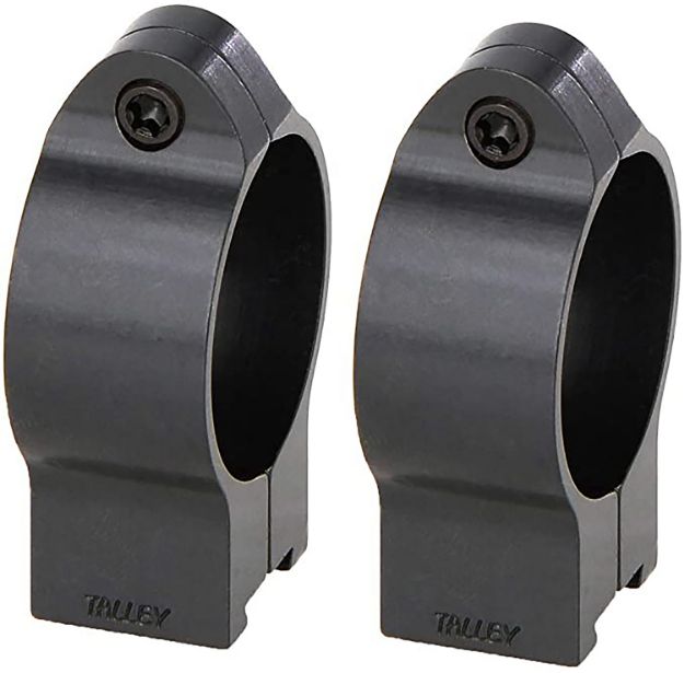 Picture of Talley Scope Ring Set For Rimfire Rifles Cz 455/457/512/513 & 452 Euro 11Mm Dovetail High 30Mm Tube Black Aluminum 