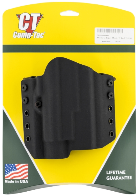 Picture of Comp-Tac Warrior Owb Black Kydex Belt Loop Fits Glock 17 Gen5 W/Tlr-1/Hl Right Hand 