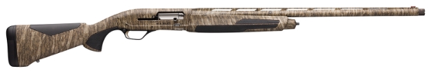 Picture of Browning Maxus Ii 12 Gauge With 28" Barrel, 3.5" Chamber, 4+1 Capacity, Overall Mossy Oak Bottomland Finish & Fixed With Overmolded Grip Panels Stock Right Hand (Full Size) 