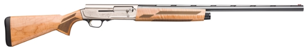 Picture of Browning A5 Ultimate Maple 12 Gauge 28" Barrel 3" 4+1, Gloss Black Barrel, Engraved Alloy Receiver With Satin Nickel Finish, Gloss Aaa Maple Stock With Closed Radius Pistol Grip 