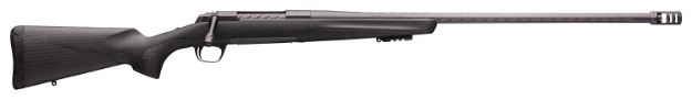 Picture of Browning X-Bolt Pro Long Range 6.5 Creedmoor 4+1 26" Skip Fluted Heavy Barrel, Recoil Hawg Muzzle Brake, Spiral Fluted Bolt, Carbon Gray Elite Cerakote, Natural Carbon Fiber Stock 