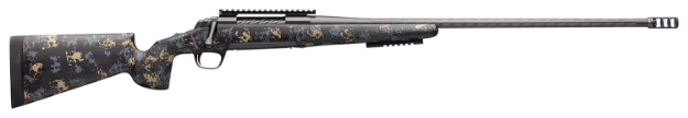 Picture of Browning X-Bolt Pro 6.5 Prc 3+1 24" Fluted Mb Carbon Gray Elite Cerakote Sonora Carbon Ambush Camo Fixed Mcmillan Game Scout Stock Right Hand (Full Size) 