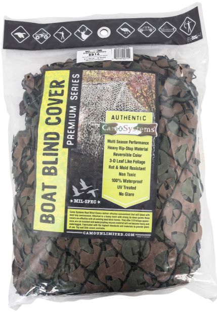 Picture of Camosystems Premium Netting Military Green/Brown 5' X 19' Ripstop Mesh Attachment 