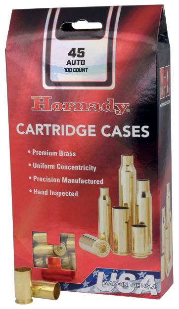 Picture of Hornady Unprimed Cases Cartridge 22 Hornet Rifle Brass 