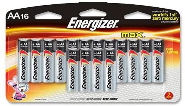 Picture of Energizer Aa Max 1.5V Alkaline, Qty (16) Single Pack 
