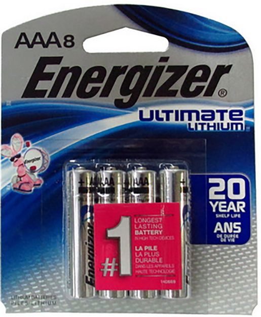 Picture of Energizer Aaa Ultimate 1.5V Lithium, Qty (8) Single Pack 