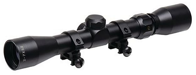 Picture of Truglo Tg-Tg852732b Trushot Black Anodized 2-7X32mm Duplex Reticle 