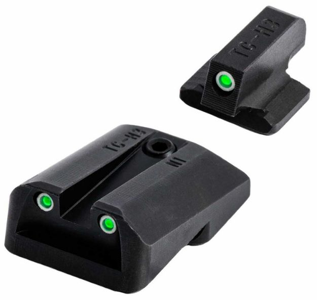 Picture of Truglo Tritium Black | Green Tritium Front Sight Green Tritium Rear Sight 