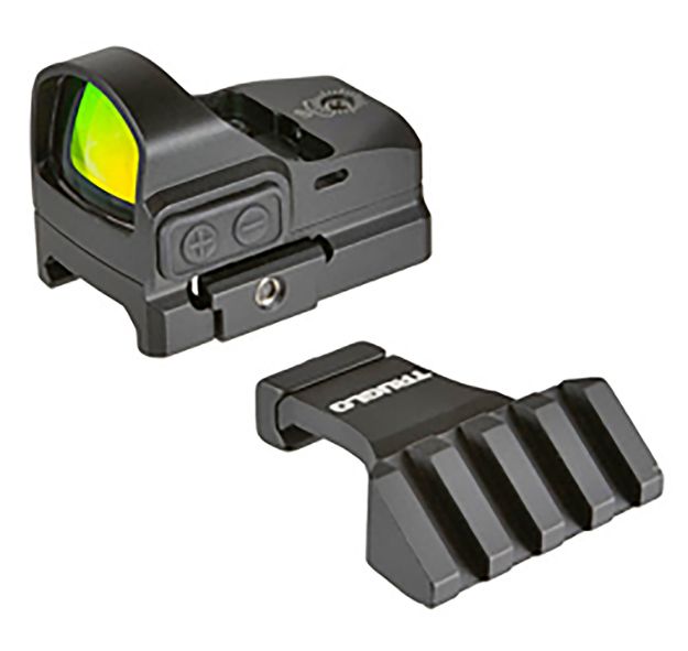 Picture of Truglo Tg-Tg8100bm Tru-Tec Micro Black Anodized 23X17mm 3 Moa Illuminated Red Dot Reticle Features 45 Degree Offset Picatinny/Picatinny Mount 