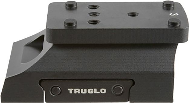 Picture of Truglo Tg-Tg8977b Riser Mount Black Anodized Universal Aluminum Ar Platform 