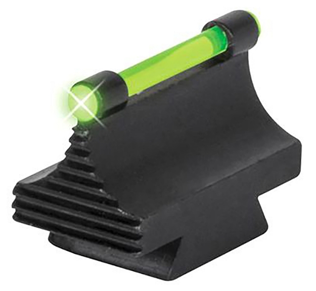 Picture of Truglo 3/8" Dovetail Front Sight Black 0.343" Green Ramp For Rifle 