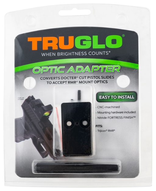 Picture of Truglo Tg-Tg8952c Red Dot Sight Adapter Rmr Mount Aluminum Nitride Fortress Trijicon 