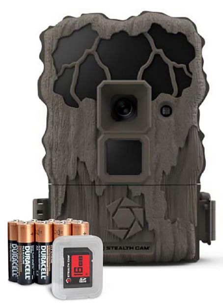 Picture of Stealth Cam Qs20 Combo Camo No Glow Ir Flash, Up To 32Gb Sd Card Memory, Features Integrated Python Provision Lock Latch 