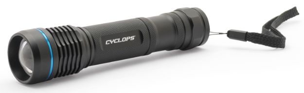 Picture of Cyclops Steropes 700 Black Anodized Aluminum White Cree Led 400/700 Lumens 220 Meters Range 