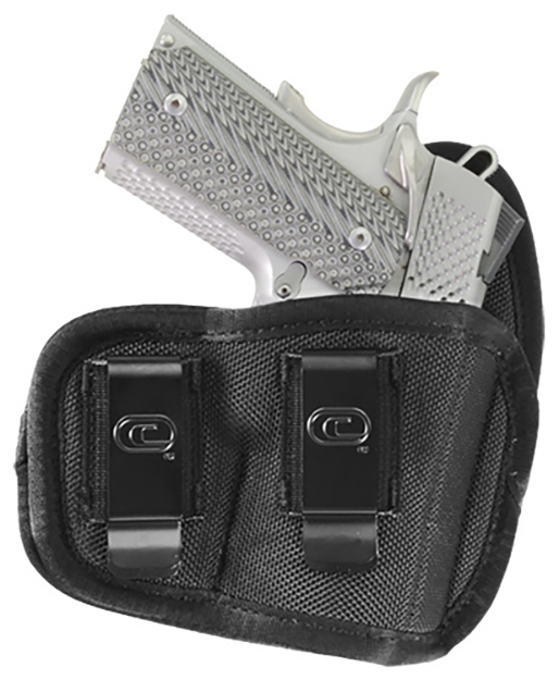 Picture of Crossfire Shooting Gear The Vigor Iwb Size 02 Black Ballistic Nylon Double Belt Clip Fits Subcompact Fits 2-2.50" Barrel Right Hand 