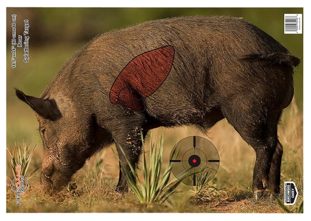 Picture of Birchwood Casey Pregame Boar Boar Paper Target 16.50" X 24" 3 Per Pkg 