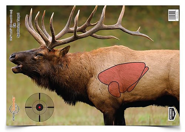 Picture of Birchwood Casey Pregame Elk Target Elk Paper Target 16.50" X 24" 3 Per Pkg 