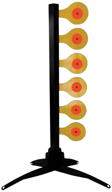 Picture of Birchwood Casey World Of Targets Handgun Dueling Tree Circle W/Diamond Center Steel Target 48.50" H X 28.50" W X 23" D 