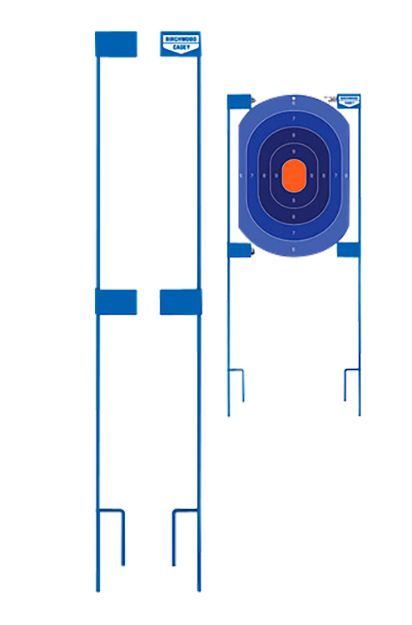 Picture of Birchwood Casey Adjustable Target Stakes 36" Stand Blue Steel Target 36" 2 