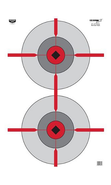 Picture of Birchwood Casey Eze-Scorer Double Bull's-Eye Bullseye Paper Target 23" X 35" 100 Per Pkg 