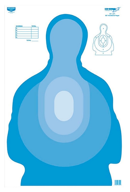 Picture of Birchwood Casey Eze-Scorer Transition Silhouette Paper Target 23" X 35" 100 Per Pkg 