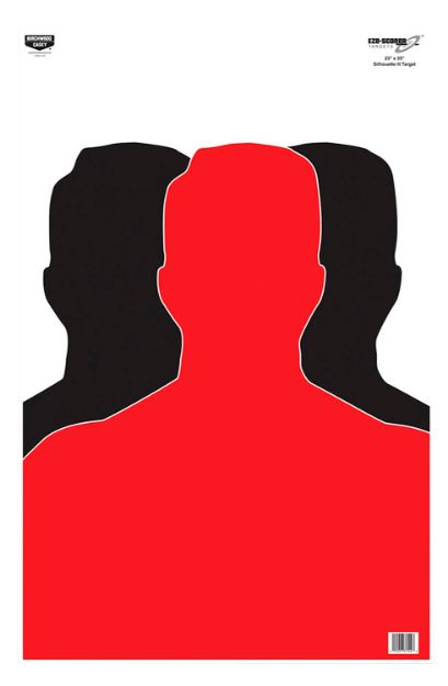 Picture of Birchwood Casey Eze-Scorer Silhouette Iii Silhouette Paper Target 23" X 35" 100 Per Pkg 