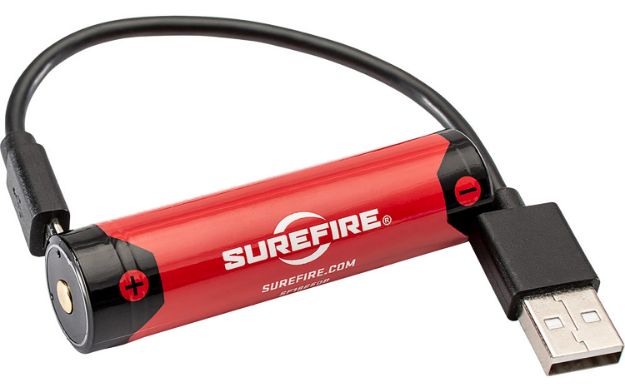 Picture of Surefire Rechargeable Micro Usb Lithium Battery 3.6V Li-Ion 3.5 Mah 3,500 Mah Charges W/Micro Usb 