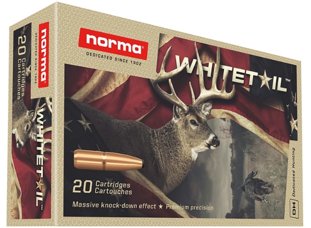 Picture of Norma Ammunition Dedicated Hunting Whitetail 7Mm-08 Rem 150 Gr Pointed Soft Point (Psp) 20 Per Box/ 10 Cs 