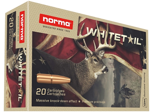 Picture of Norma Ammunition Dedicated Hunting Whitetail 270 Win 130 Gr Pointed Soft Point (Psp) 20 Per Box/ 10 Cs 