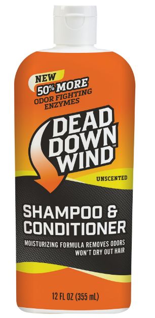 Picture of Dead Down Wind Shampoo/Body Wash Odor Eliminator Unscented Scent 12 Oz Bottle 