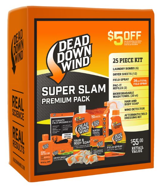 Picture of Dead Down Wind Super Slam Premium Kit Odor Eliminator Unscented Scent 25 Piece 
